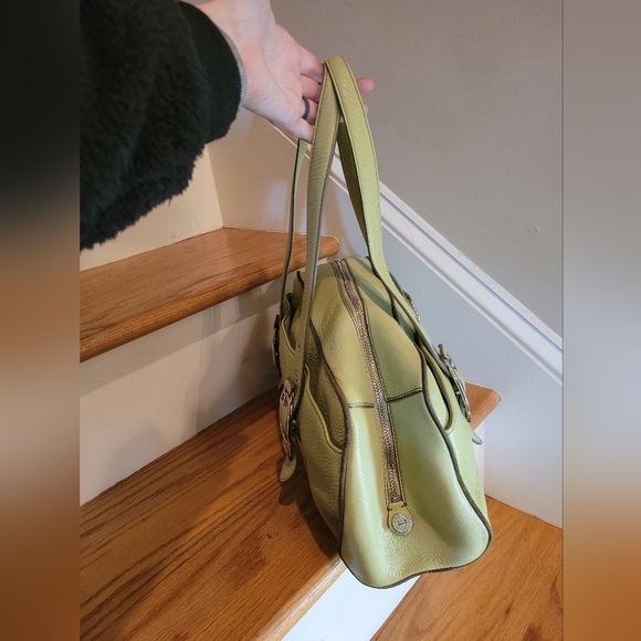 NWOT Cole Haan Light Green Leather Bag - Picture 4 of 13
